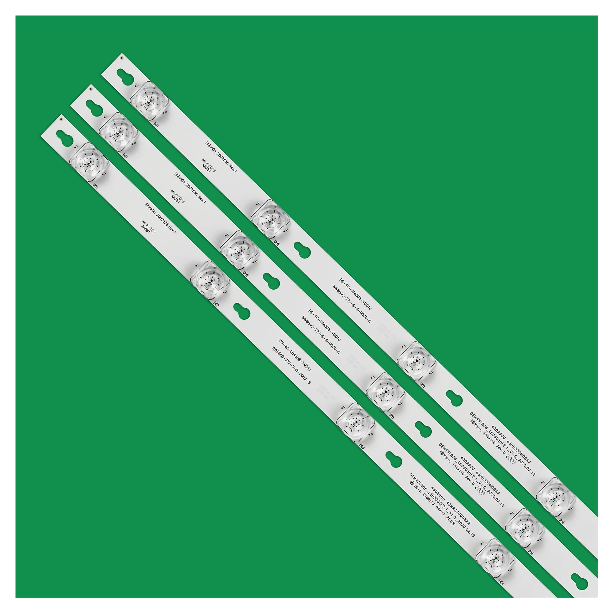 Bandes LED 43DP603 43UZ6016 43FB5426