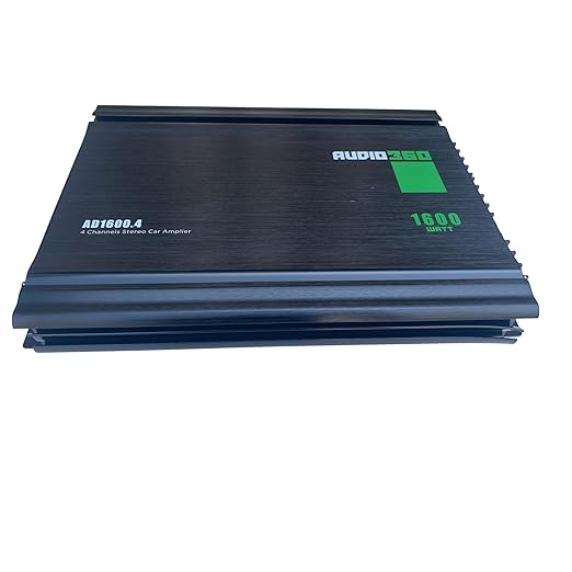 Amplificador de Audio para Auto Audiobank AD1600.4 4 Canales 1600W miniatura 6