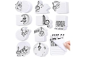 Yeaqee 40 Pads Music Theme Sticky Notes: A Symphony of Savings for...