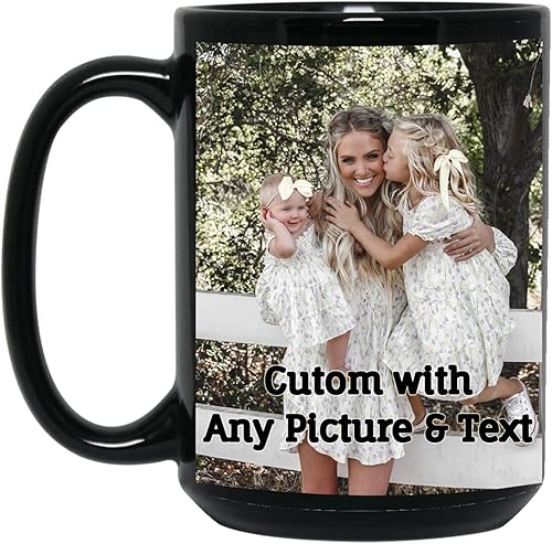 Miniatura 19 de Taza de café personalizada, tazas personalizadas con palabras con imágenes, tazas personalizadas de 11 onzas con foto, tazas personalizadas, regalo