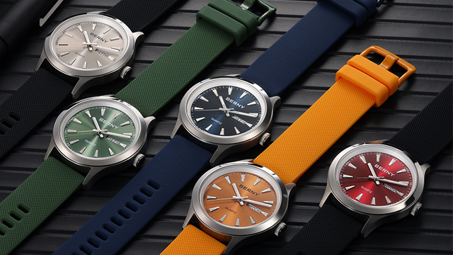 Amazon.com: BERNY Quartz Watch for Men Miyota 2105 Movement