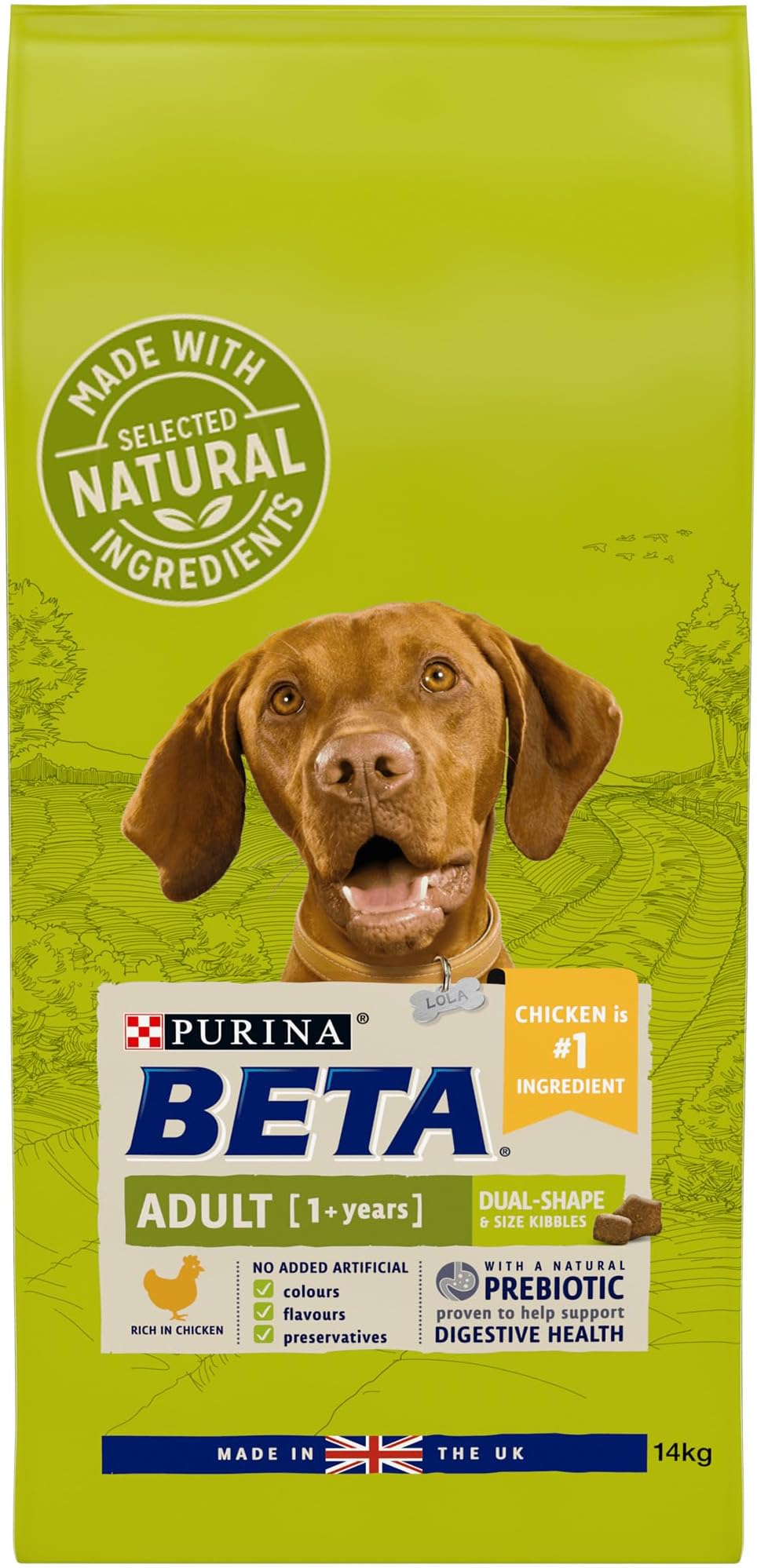 BETA Adult Chicken Dry Dog Food 14kg