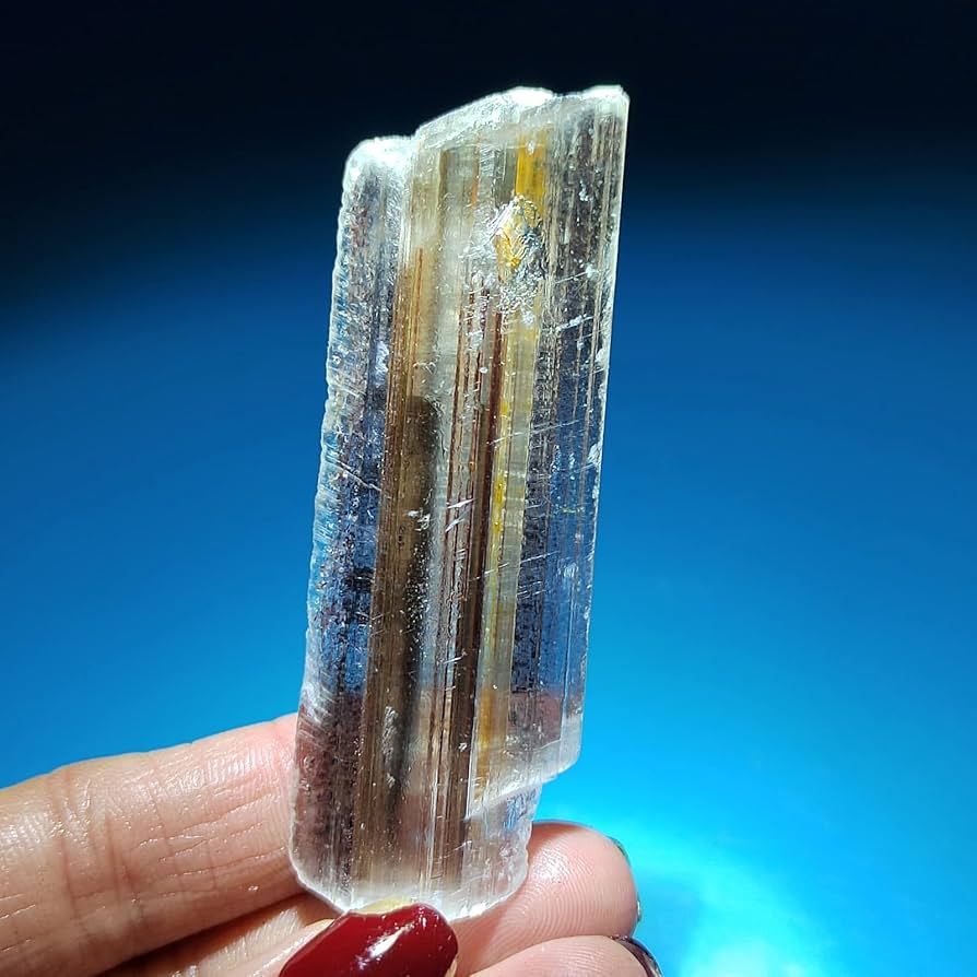 Amazon.co.jp: 15.4-44.9g天然石膏結晶、石膏鉱物結晶試料,H460