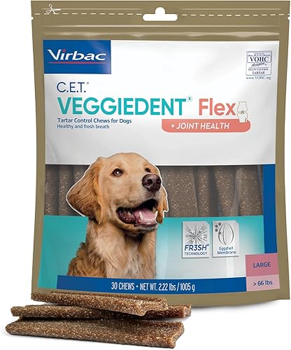 Miniatura 10 de Virbac C.E.T. VEGGIEDENT - Masticables flexibles para control de sarro para perros, tamaño pequeño
