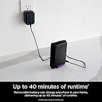 Vista 10 de Aspiradora inalámbrica Shark Detect Pro con cepillo PowerFins, de varilla/manual (2-en-1), Gris/Morado Ceniza, IW1120