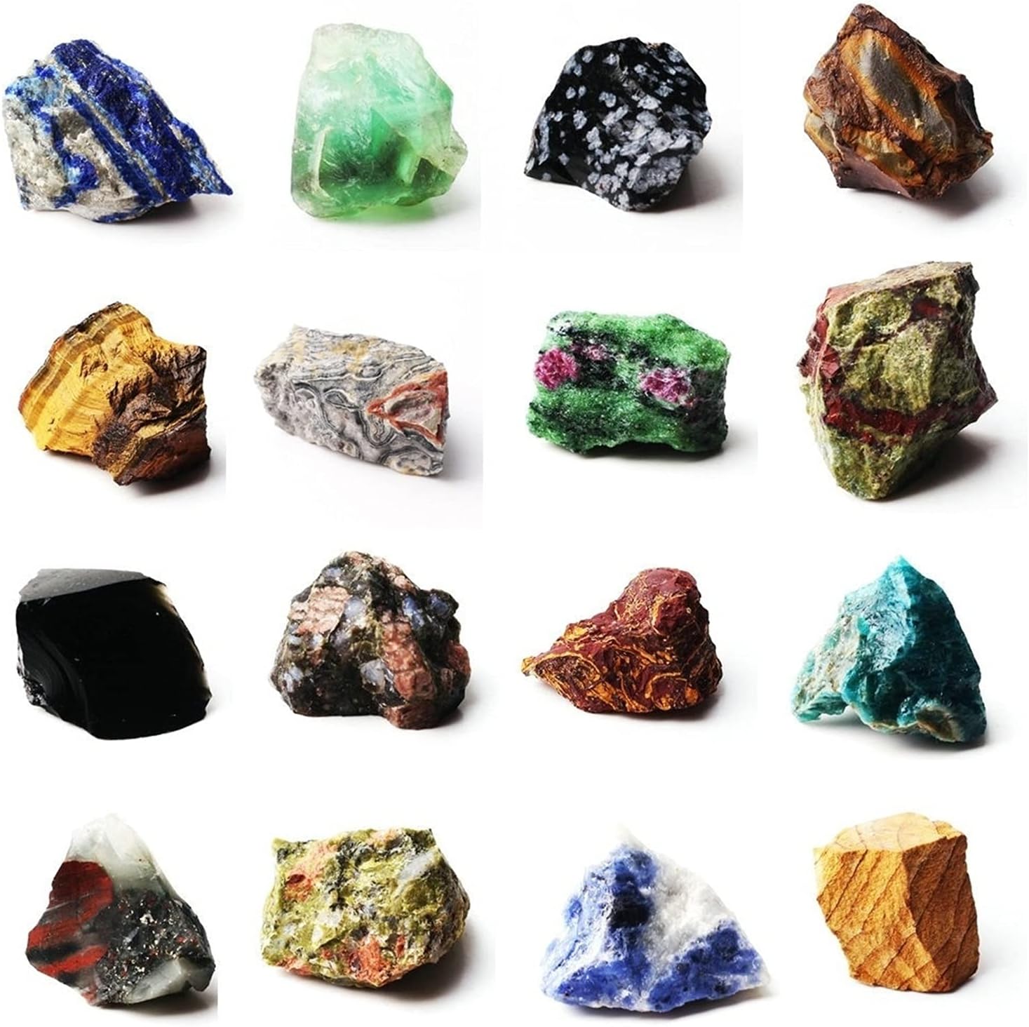 FIDEMM Natural Crystal Rough 20-100g Natural Skirt Rose Quartz Fluorite Amethyst Crystal Rough Stone Raw Gemstone Mineral Sample Irregular (Color : 60-80g, Size : Purple Green Agate)