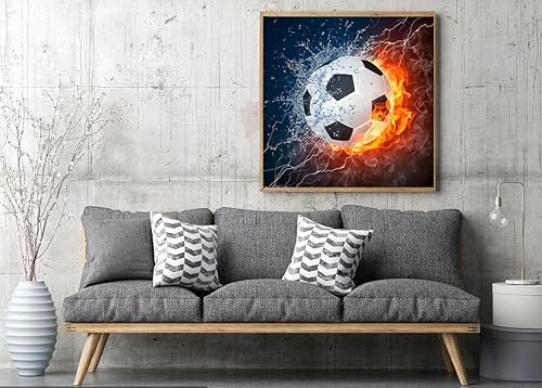 Miniatura 2 de WellColor Kits de pintura de diamantes para niños, kits de arte de diamantes de imitación redondos 5D para principiantes, fabricación de mosaico de