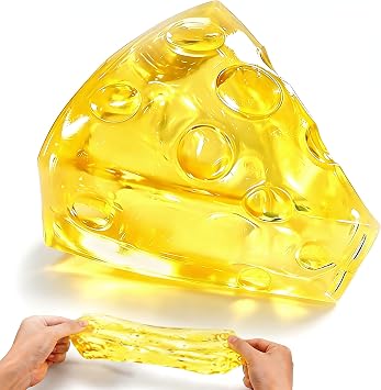 2026 New Honey Cheese Squishy Toy, Giant Squishy Cheese Block Stress Relief Fidget Toy for Stress Relief Novelty Gift, Squeeze Toys for Kids and Adults, Birthday Gifts