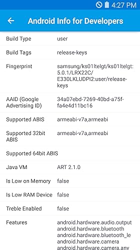 Android System Info - Detailed Android Device Info