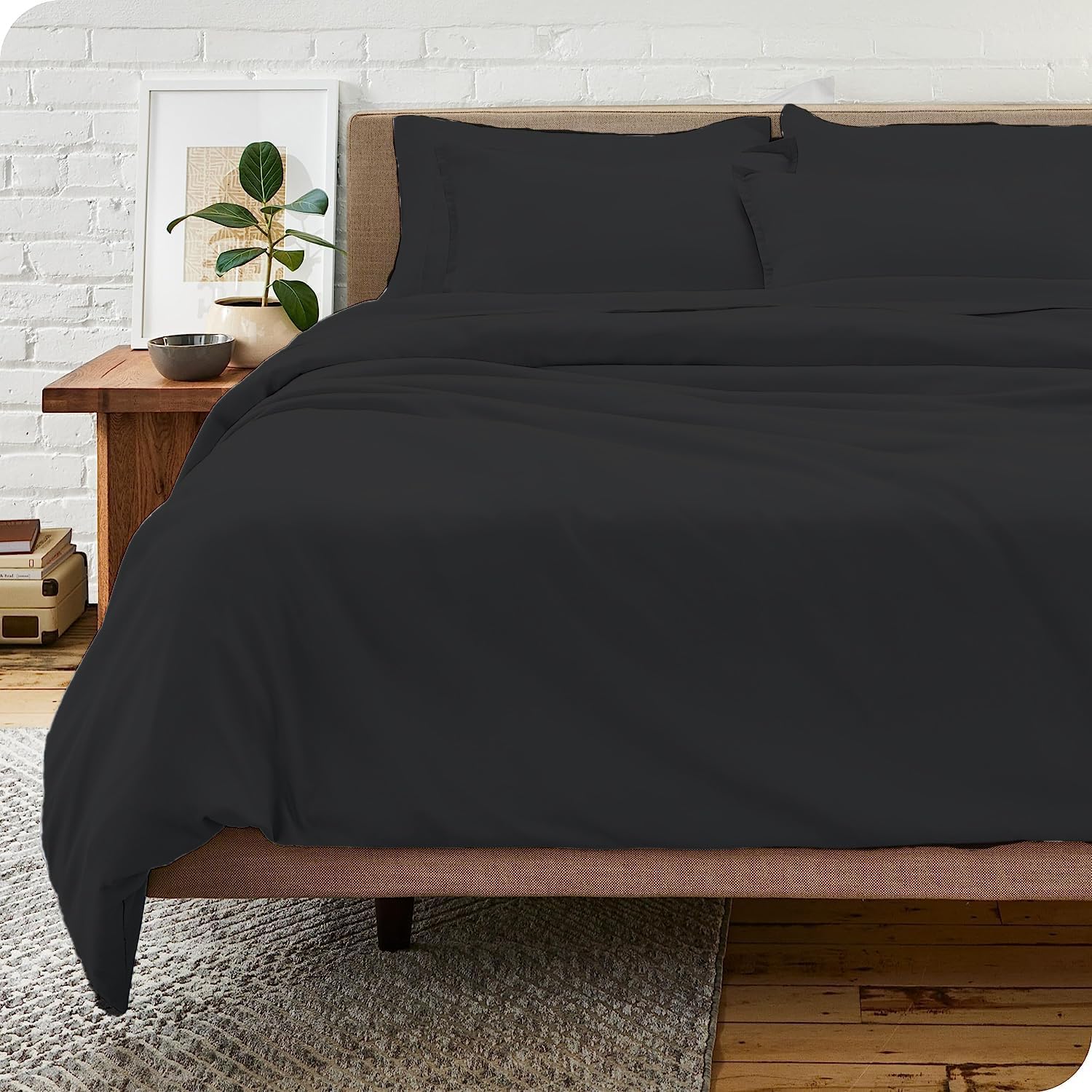 WYFKYMXX Waterproof Duvet Cover Washable and Reusable Breathable White