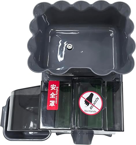 Miniatura 8 de TECHTONGDA Máquina comercial de exprimidor de naranja con cubo de recolección de cáscaras y caja de filtro, Extractor de jugo de cítricos de 110V