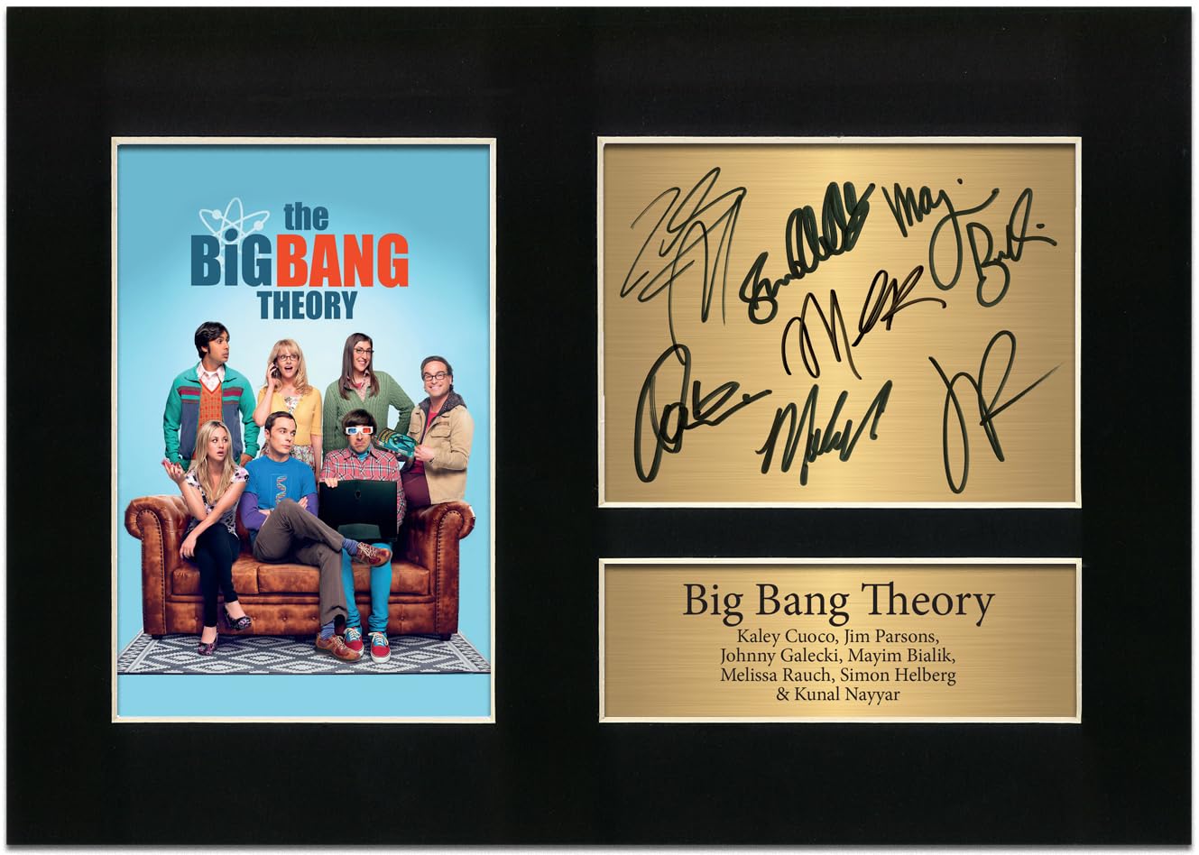 Zulu Image Black The Big Bang Theory Signed A4 Printed Autograph Photo Reproduction Print Picture Display No13,