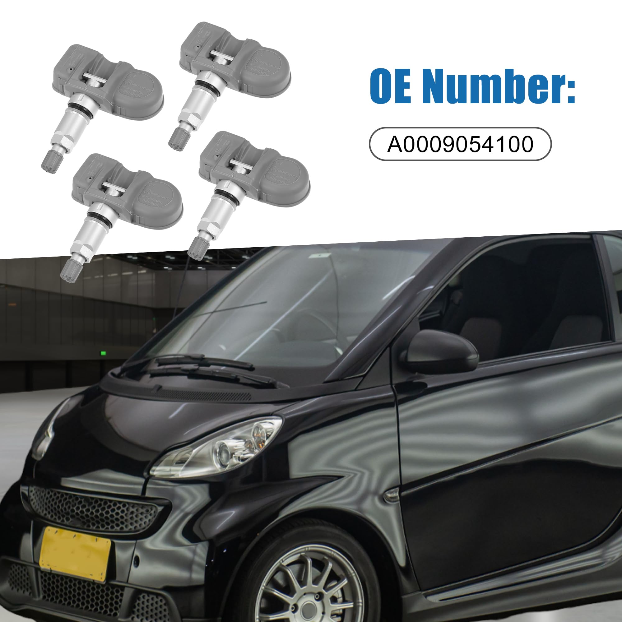 Capteur de Pression des pneus TPMS pour Voiture A0009054100 pour Smart Fortwo 2009-2015