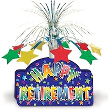 Happy Retirement Centerpiece Party Accessory 1 count 1/Pkg