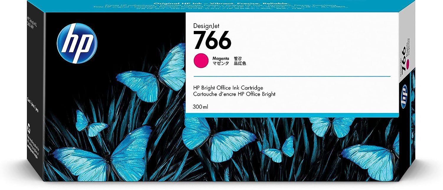 HP 766 cartucho de tinta 1 Original Rendimiento estándar Magenta