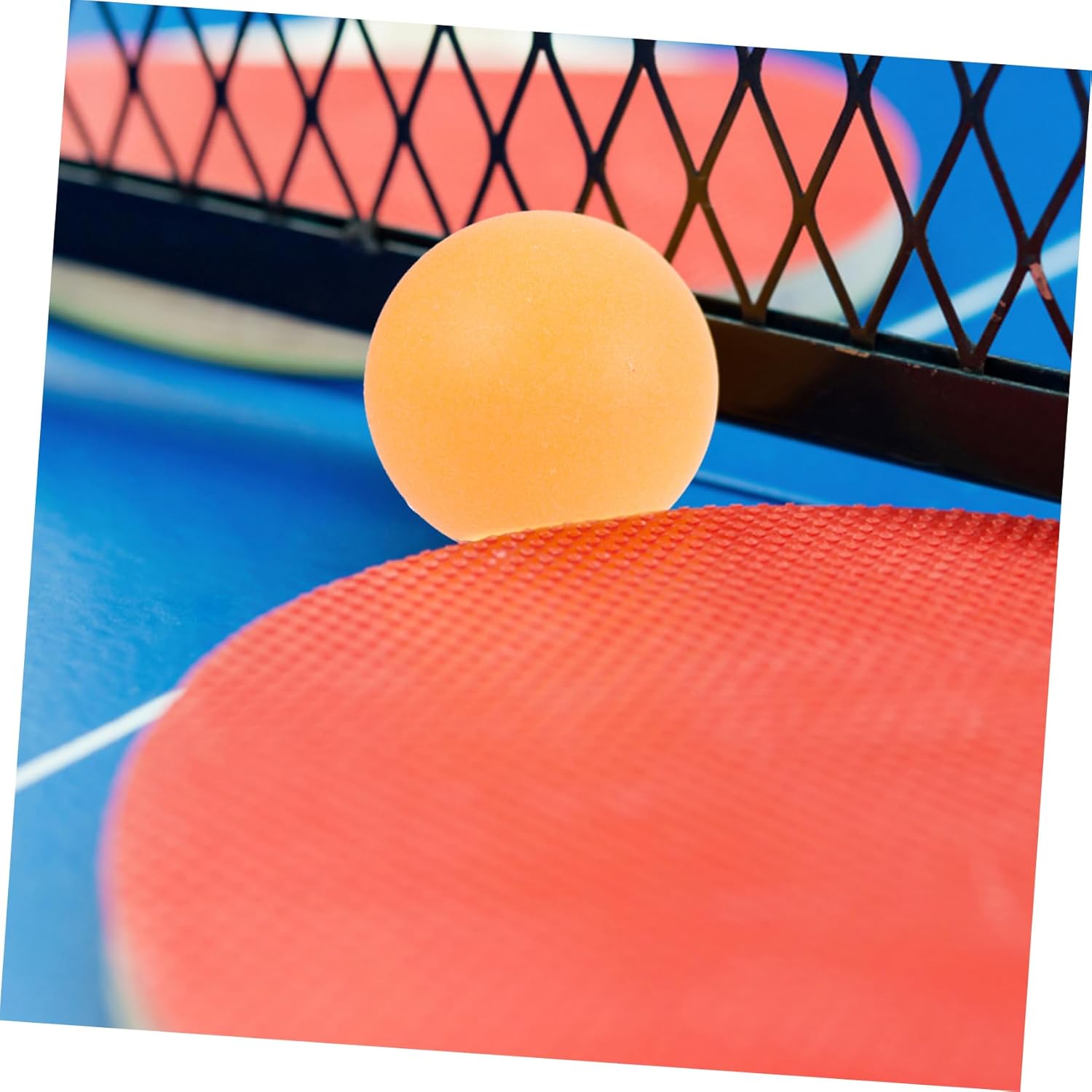Toyvian Punched Table Tennis Balls Durable Silicone Plugs for Training Games for Home Gym School and Party Use