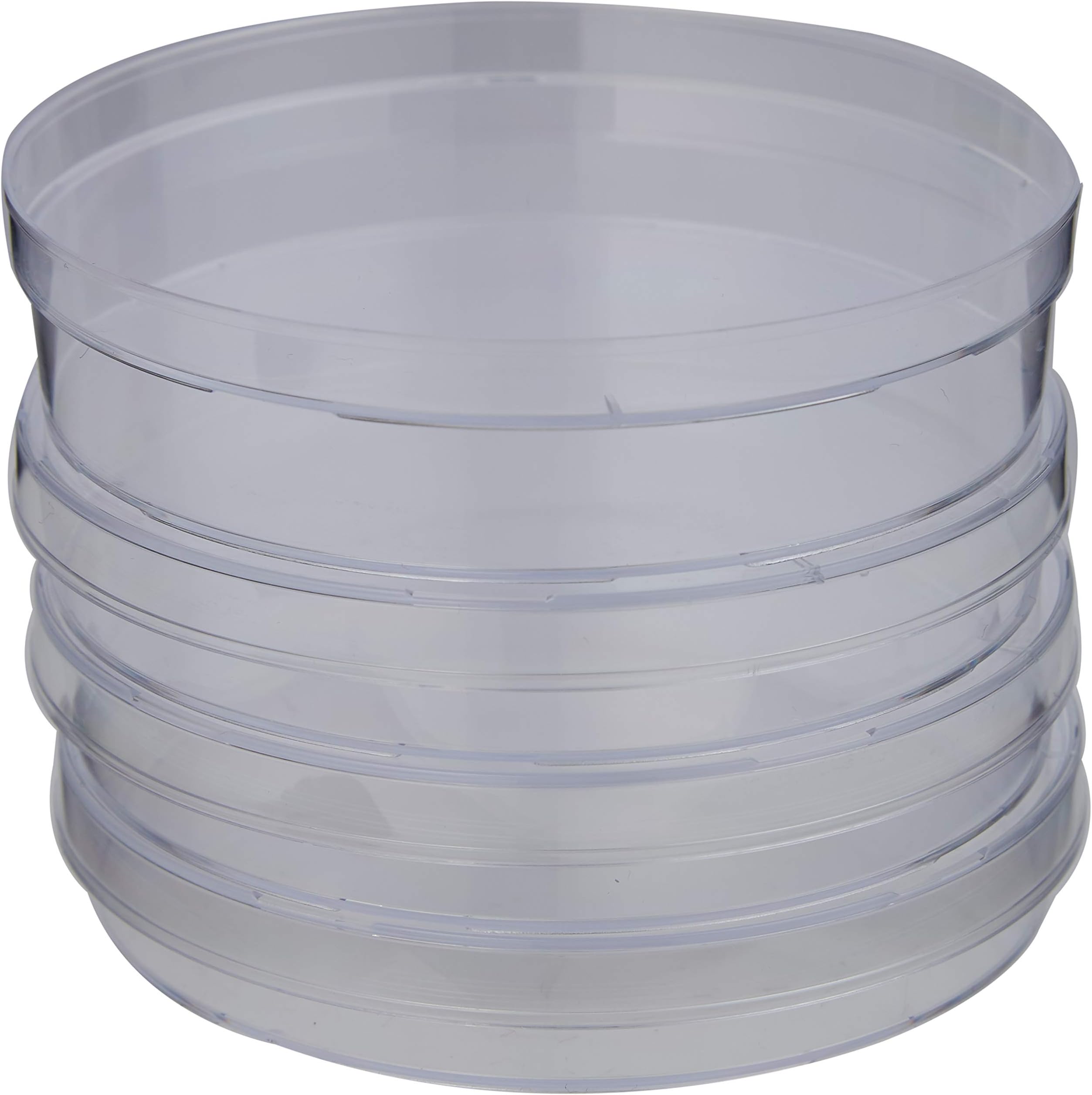 PETRI DISHES DISPOSABLE (90mm DIA) CLEAR PLASTIC SINGLE VENT PACK OF 20