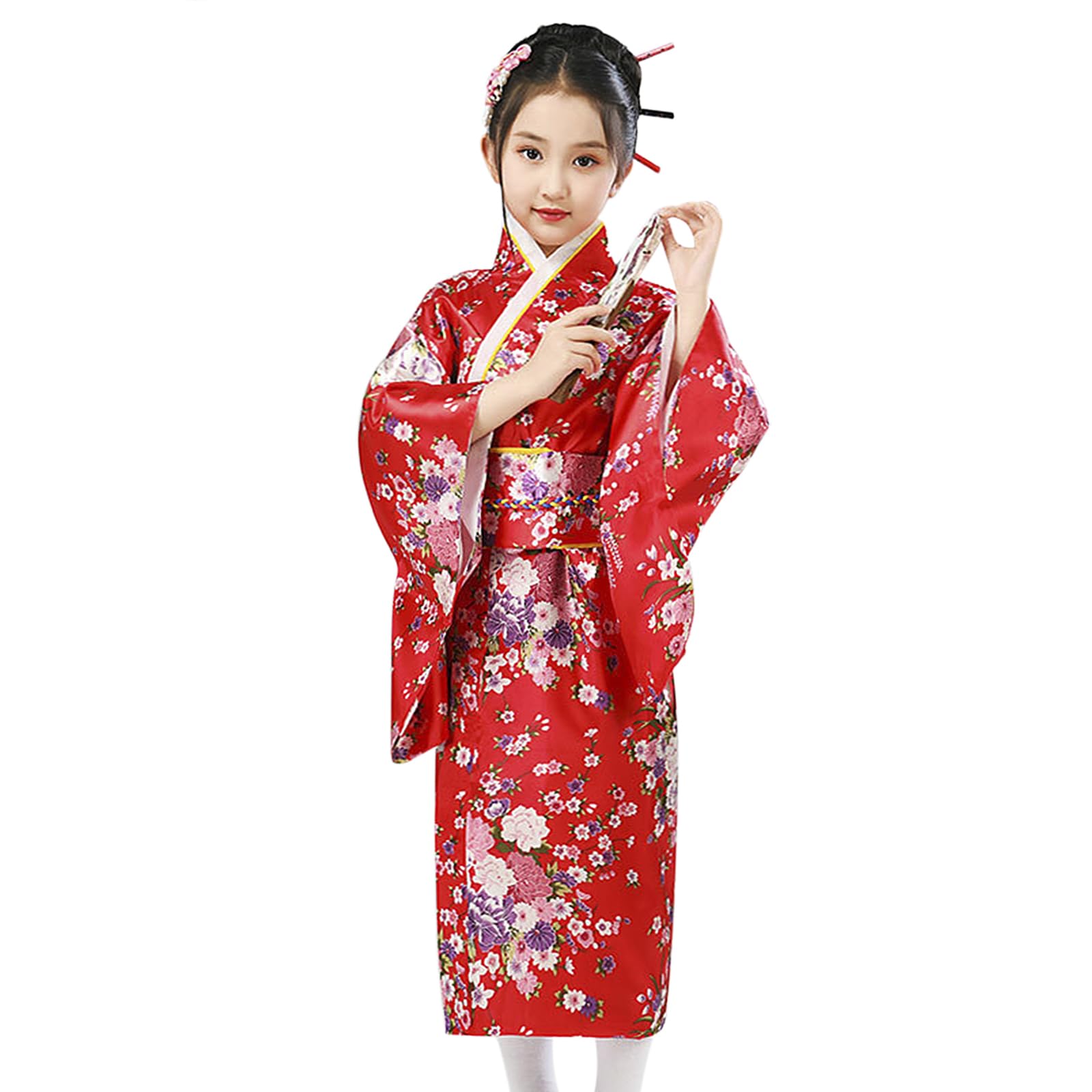 Kimono para niños sin rozaduras disfraz yukata suave infantil 6