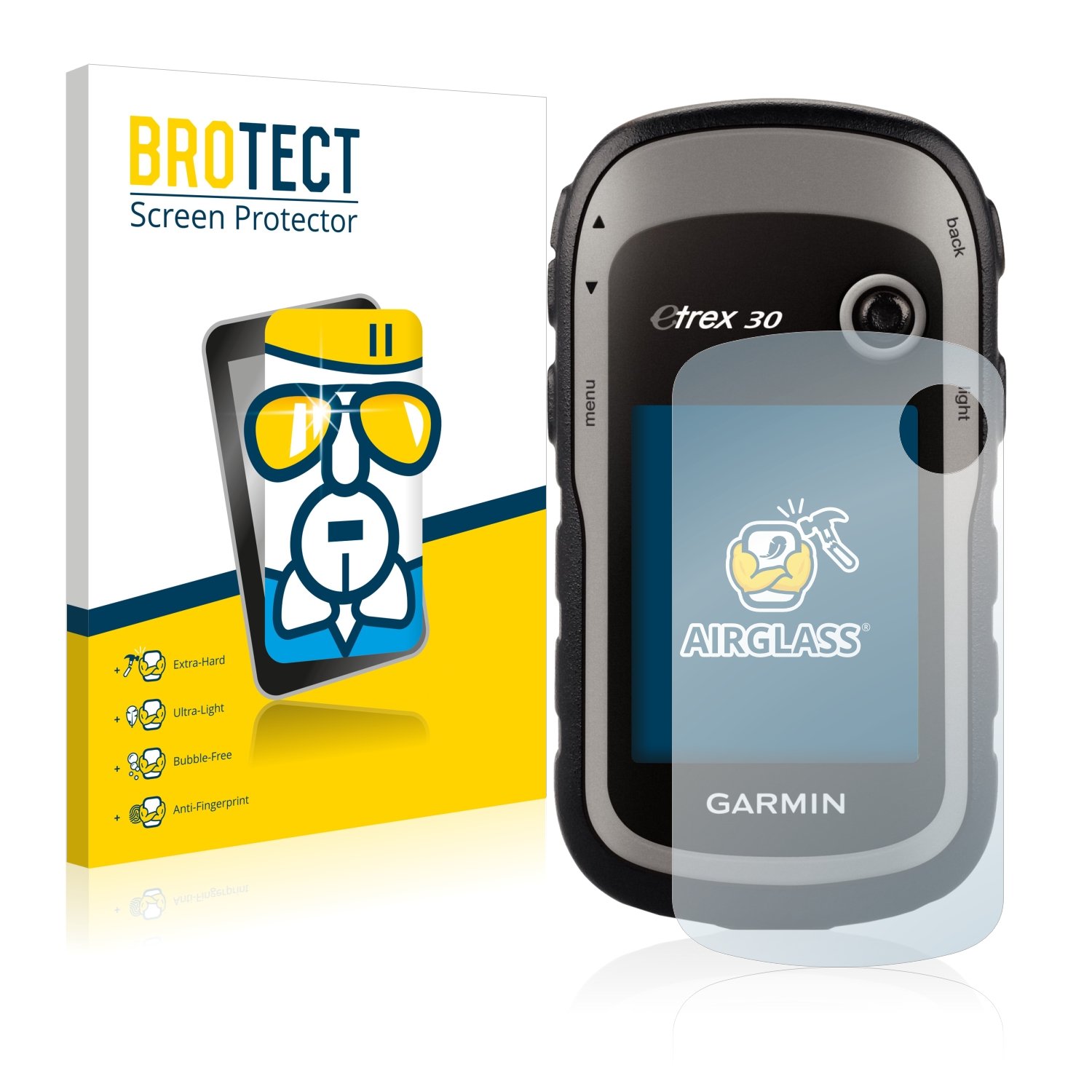 Brotect Pellicola Vetro Opaca Per Garmin ETrex 32x / 30x / 30