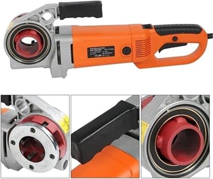 Electric Pipe Threader, 2300w Industrial Pipe Threading Machine, Pipe Threading Machine, Manual Pipe Threading Kit Set, with 6 Dies 1/2