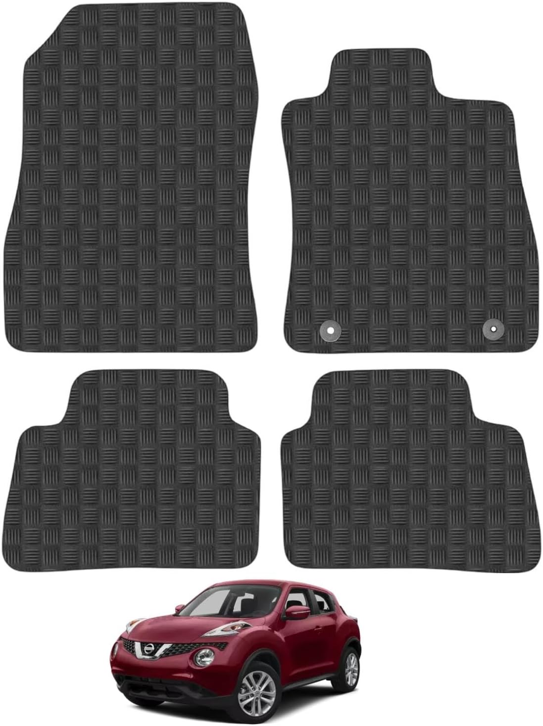 Car Mats for Nissan Juke (20102019) Tailored Fit Rubber Floor Mat Set