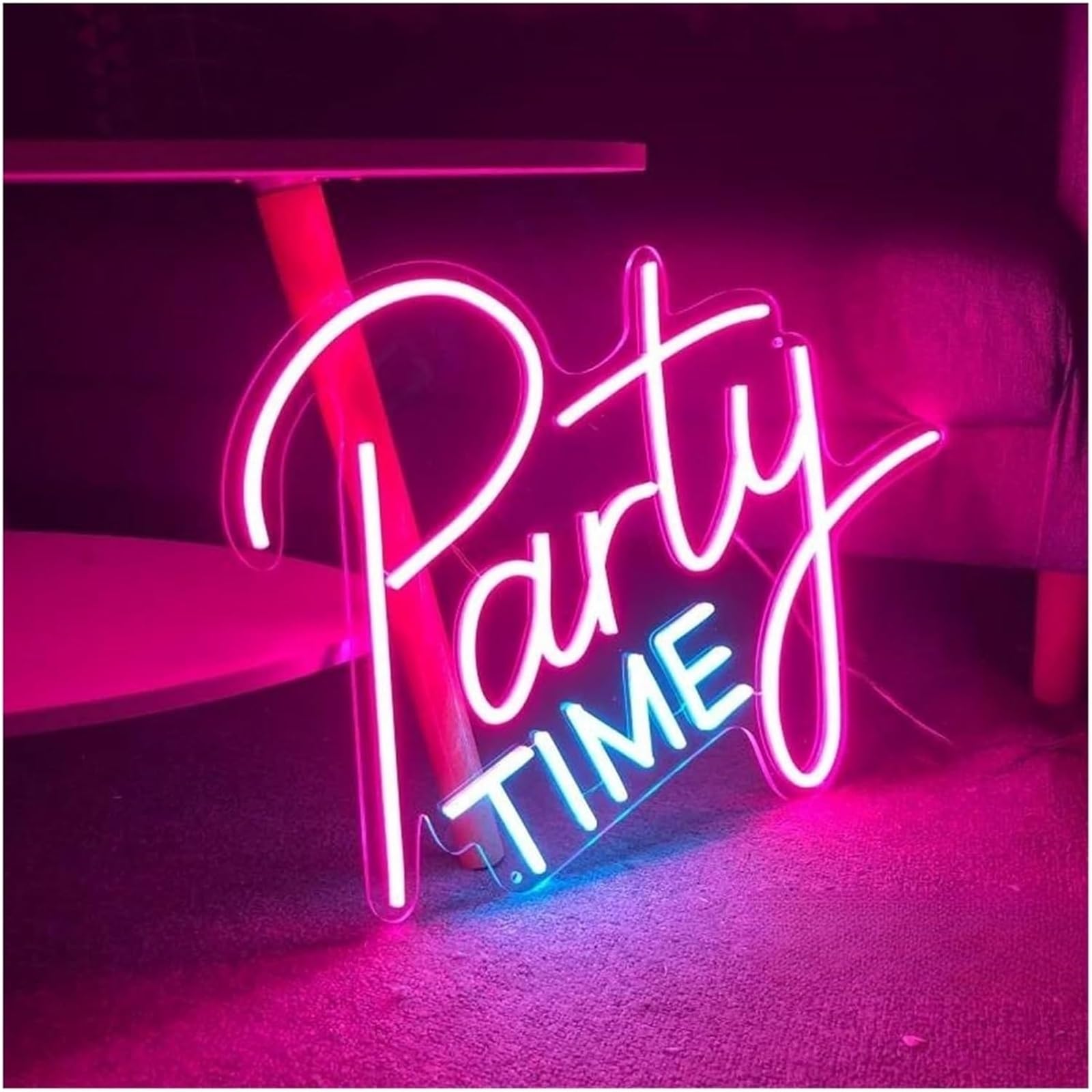 Aextroi neon Lights Sign for neon lamp loanword Party Time for Sign