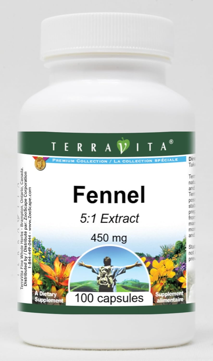 Fennel 5:1-450 mg (100 Capsules, ZIN: 520102)