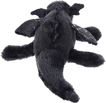 Amazon.co.jp: アプリコットラムトイ ぬいぐるみ 黒に横たわるドラゴン