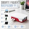 db-tronic Raspberry Pi 5 8 GB Starter Set 128 GB Edition Power Supply 27 W Housing with Fan 4K Micro HDMI Cable Ideal for Smart Home Retro Gaming & Home Assistant