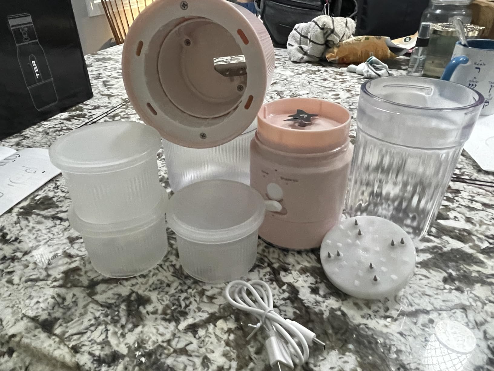 portable smoothie blender 2 in 1 product image 2