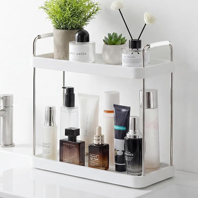 Organizador de Baño Vtopmart 2 Niveles, Bandeja para Mostrador miniatura 2