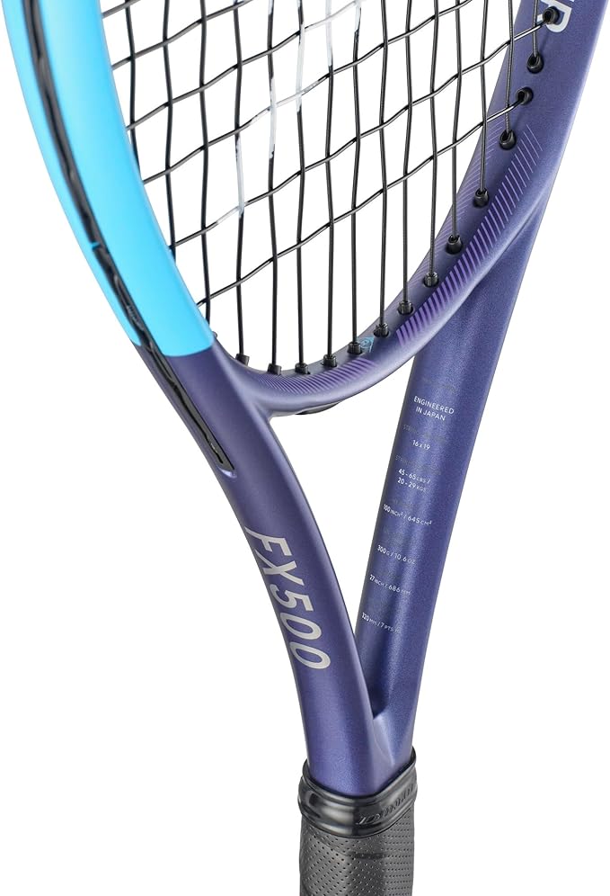 Raqueta de Tenis Dunlop Sports FX500 Azul/Negra miniatura 7