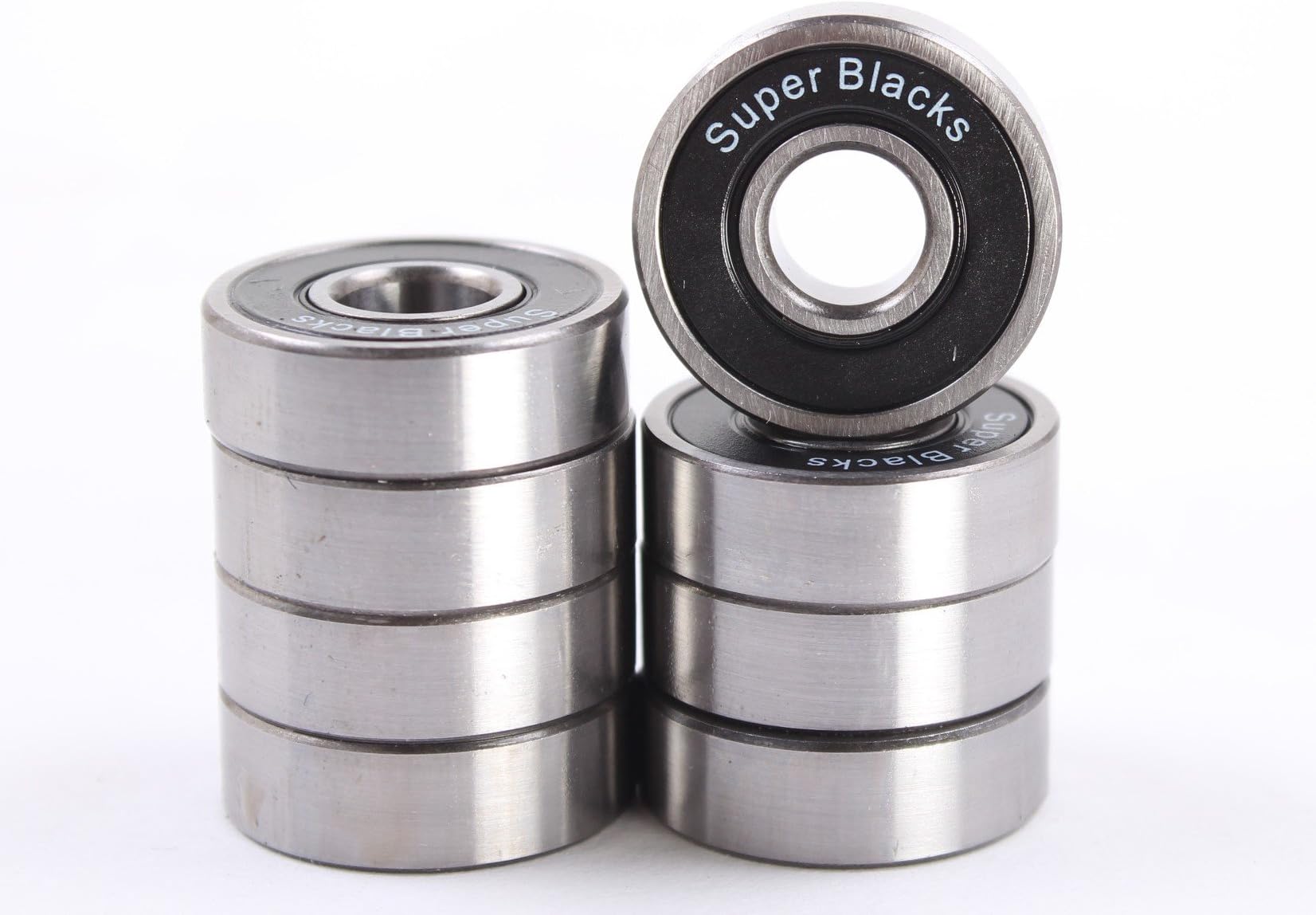 skateblanks 1 Set of Super Blacks Skateboard Bearings