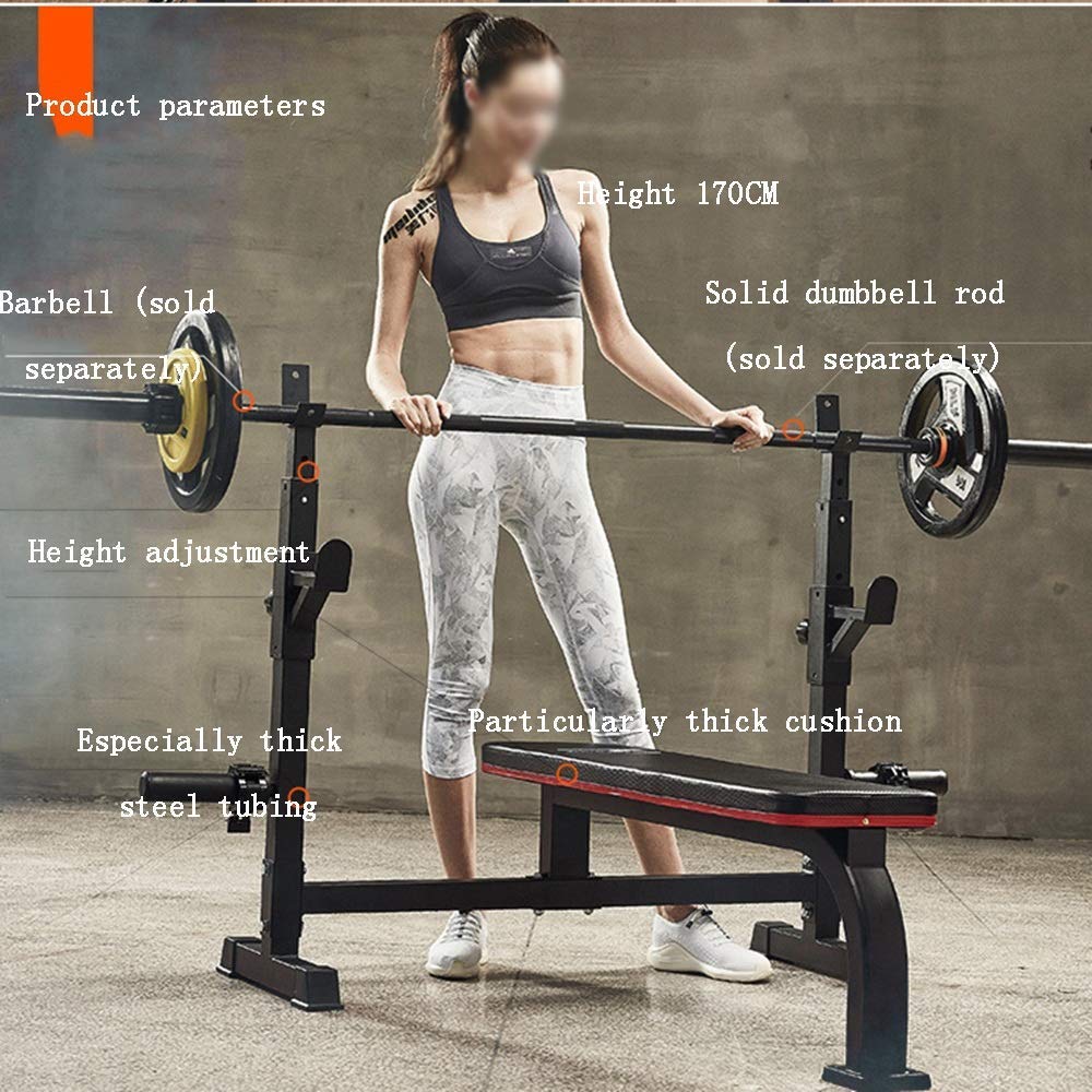 Ławka treningowa Ławka do hantli Regulowane ławki do ćwiczeń, domowa siłownia Ćwiczenia Fitness Podnoszenie ciężarów Prasa Ławka do ćwiczeń siłowych Fitness Trening ciała Ławka do wyciskania se