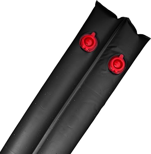 Bolsa de agua de invierno para cubiertas de piscina Pool Mate, 1-3809, de alto rendimiento, de calibre 16, de 8 pies, azul, Negro