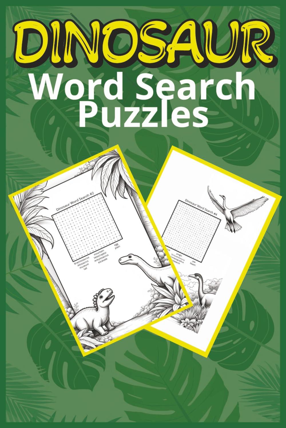 DINOSAUR Word Search Puzzles