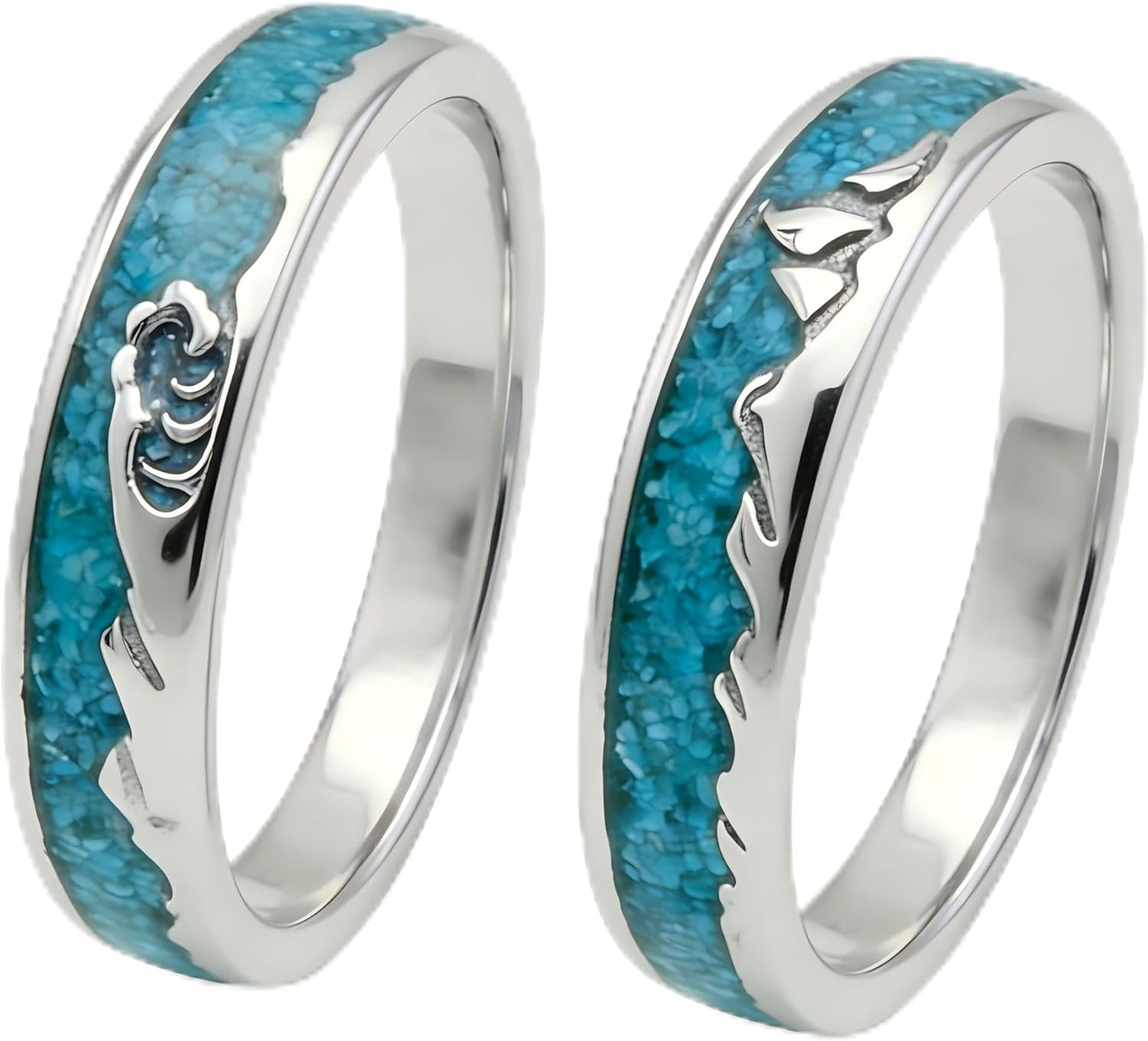 ONEFINITY Turquoise Ring for Women Turquoise Ring Western Vintage Jewelry Gifts for Men