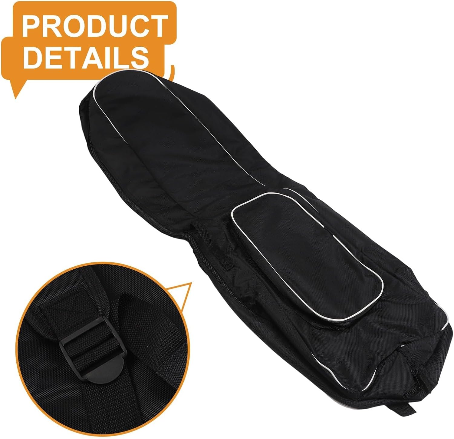 Large Capacity Fencing Equipment Backpack with 1680D Oxford Cloth,Multi-Compartment Storage Bag for Epee Foil Saber Gear(black)