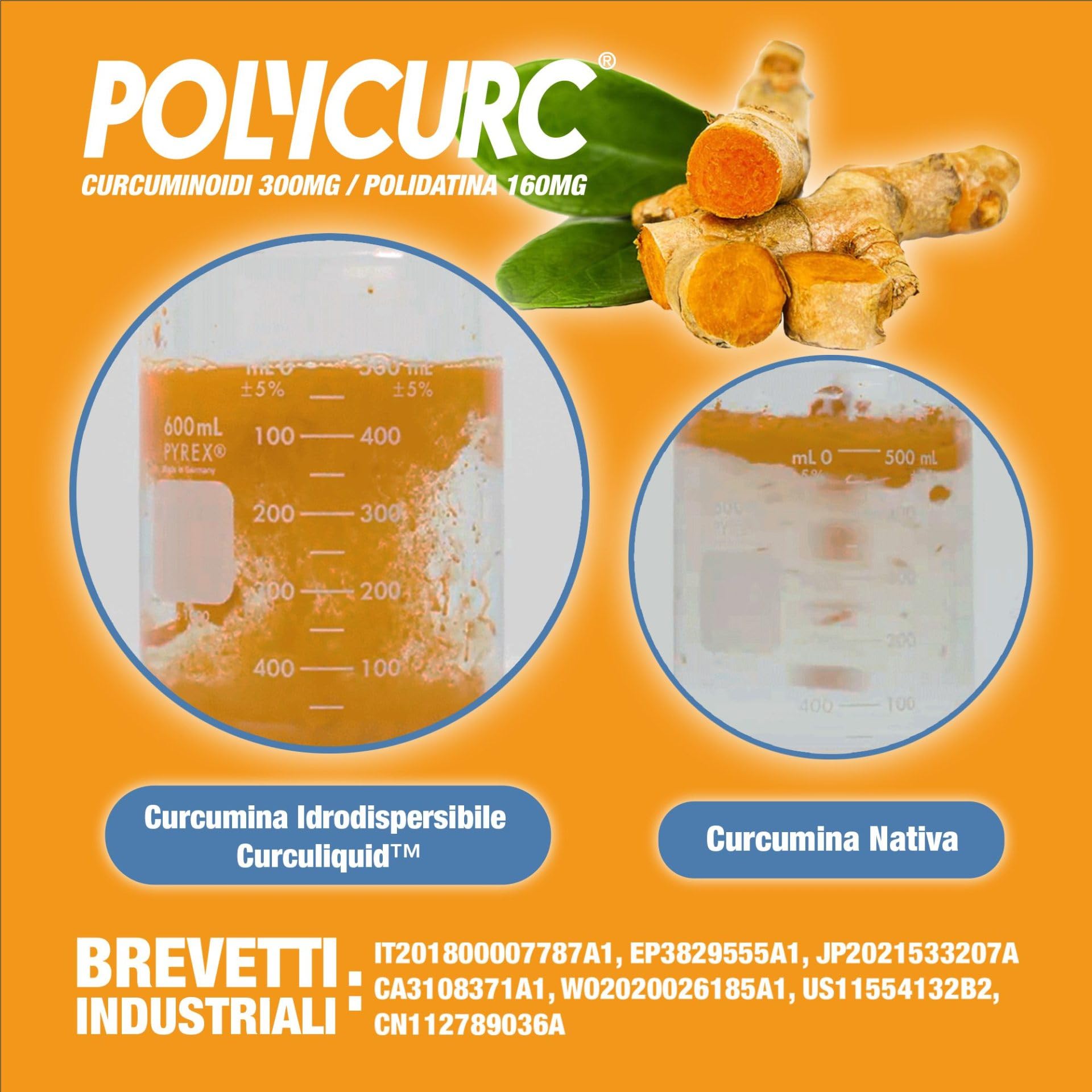 PolyCurc Gel - Integratore Curcumina e Polidatina - Stickpack alto dosaggio