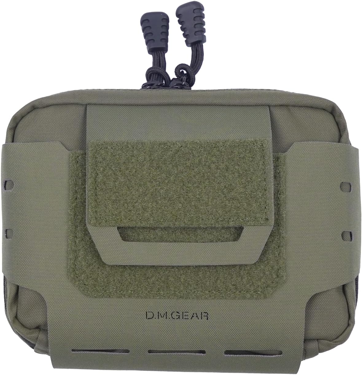 D.M.GEAR MOLLE Pouch Tactical Admin Pouch Belt EDC Tool Organizer Zippered Utility Waist Pack 8.2"x6.3"x1.2"