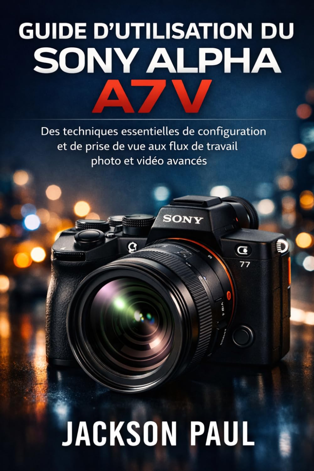 GUIDE D'UTILISATION DU SONY ALPHA A7 V: Des techniques essentielles de configuration et de prise de vue aux flux de travail photo et vidéo avancés
