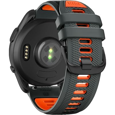 Watch Band for Garmin Forerunner 265/Forerunner 255/Vivoactive 4/Venu 3/Venu 2, 22mm Quick Release Silicone Sport Bands
