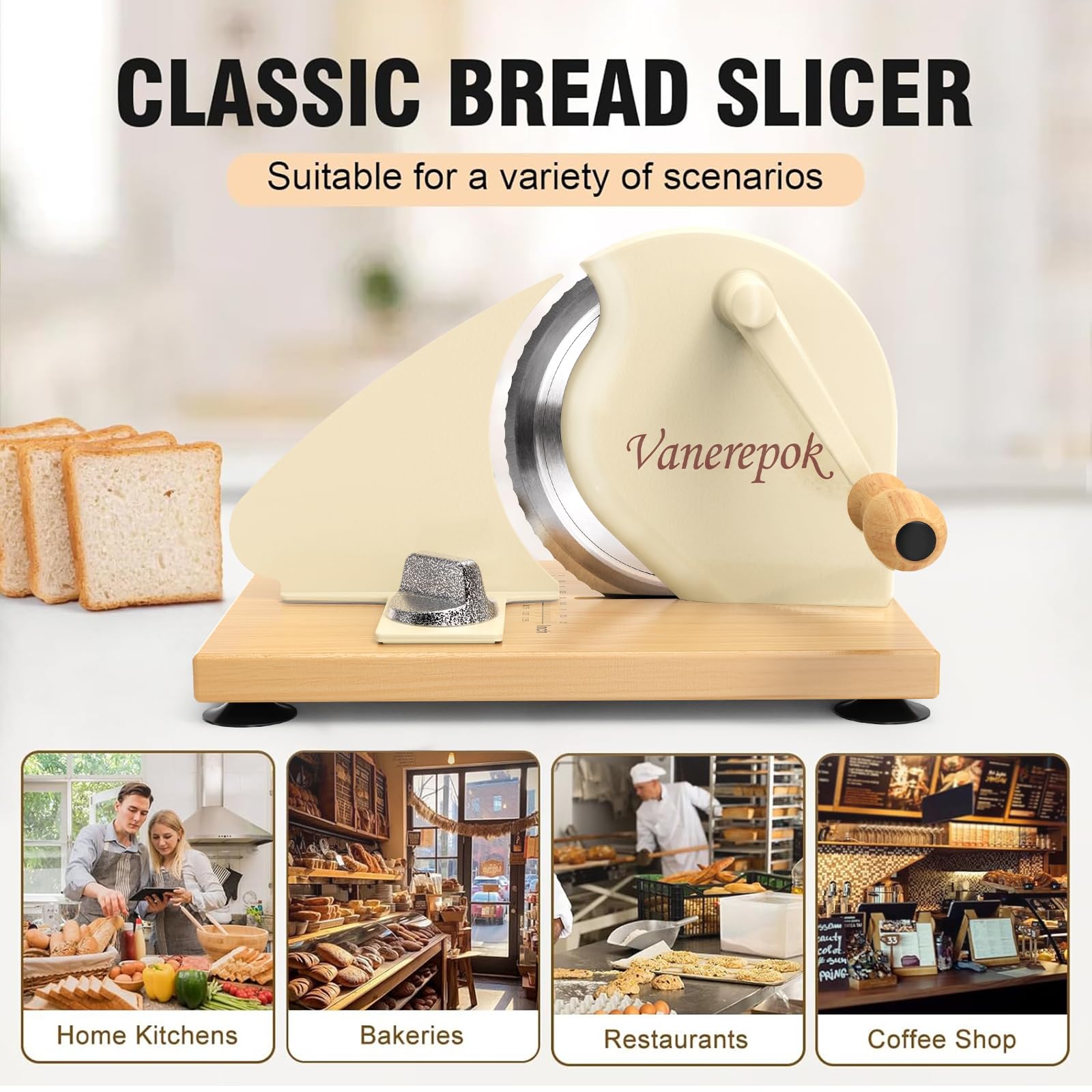 Manual Bread Slicer - Slice Like a Pro -6