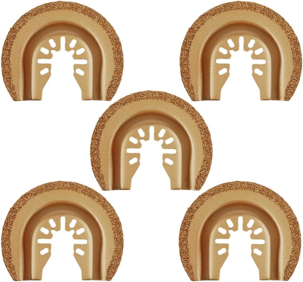 HIFROM Carbide Rasp Grout Removal Blade,2-1/2-Inch Multi Tool Semi ...