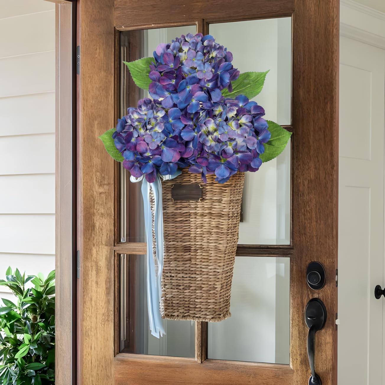 3Pcs Purple Hydrangea Artificial Flowers 19.7 in Real Touch Faux Hydrangea Stems Silk Flowers with Stems Fake Purple Flowers Bouquet for Floral Arrangements Table Centerpieces Wedding Home Decor - Image 4