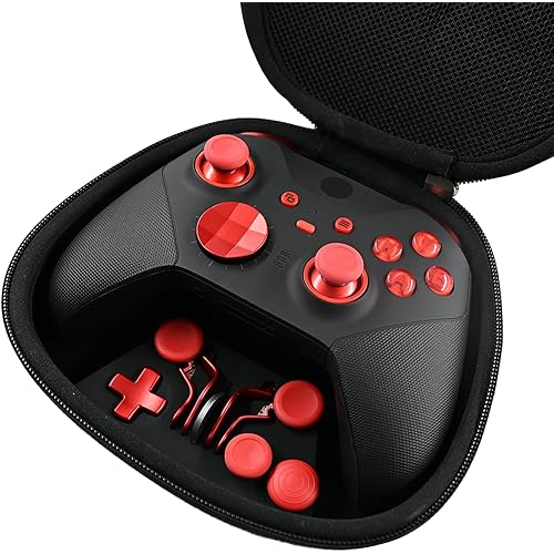 Customized Elite Series 2 Controller,Compatible with Xbox Elite Series 2 Controller,Gaming Controller Compatible for Xbox One , Xbox Series S/X,Customized Controller With Accessory Bag?Magic Sound Red? [video game] [video game]