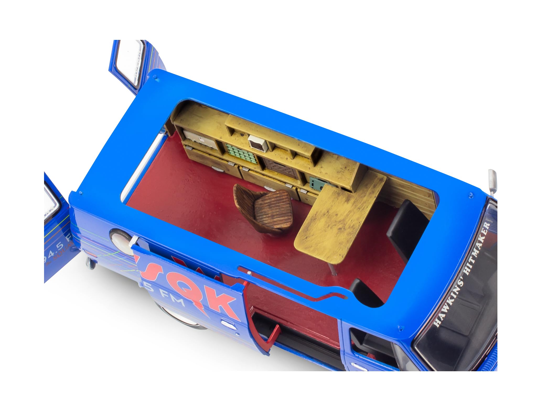 Revell 14578 Stranger Things '77 GMC The Squawk Van 1:25 skala 69-częściowy zestaw do budowania modelu poziomu umiejętności 3