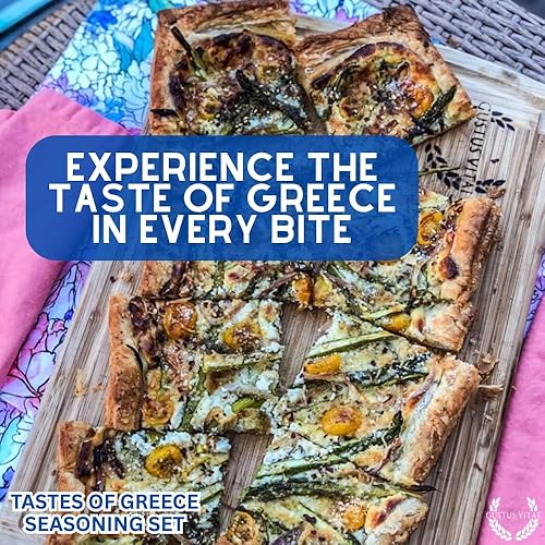Miniatura 4 de Set de regalo de condimentos griegos | Sabores de Grecia | Mezcla de especias artesanales paquete de seis | Sin OGM, totalmente natural | Sin MSG,