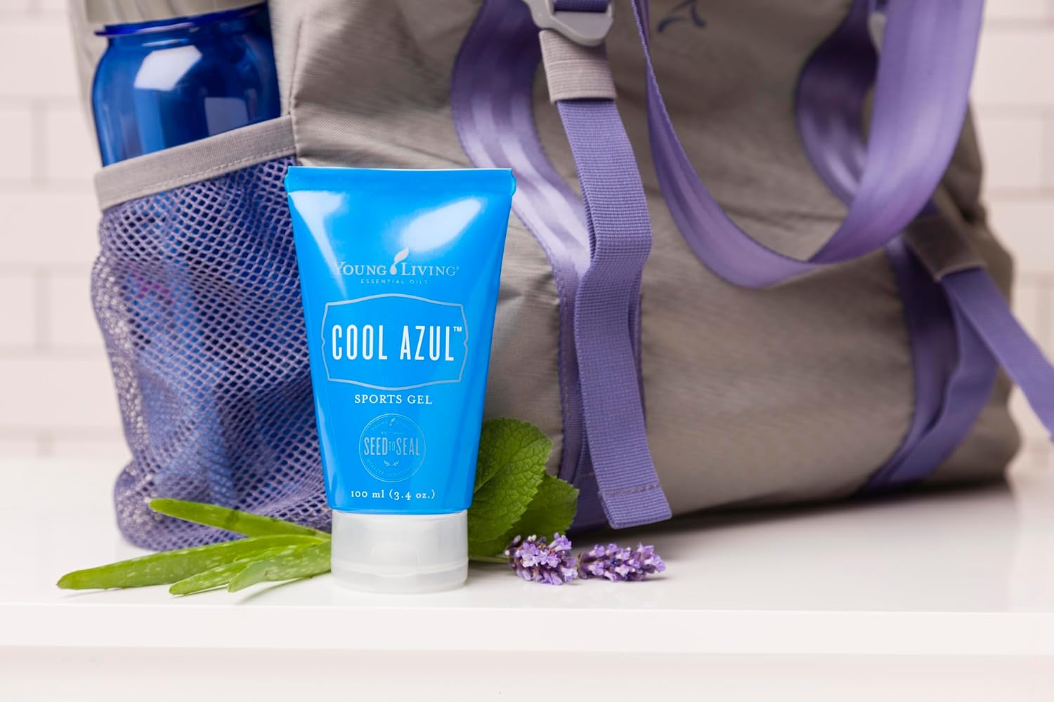 Young Living Cool Azul Sports Gel - 3.4 oz - Essential for Physical Activity, at Home or On the Go - Non-Sticky, Aloe-Based Formula - Hydrating and Moisturizing Skin Massage