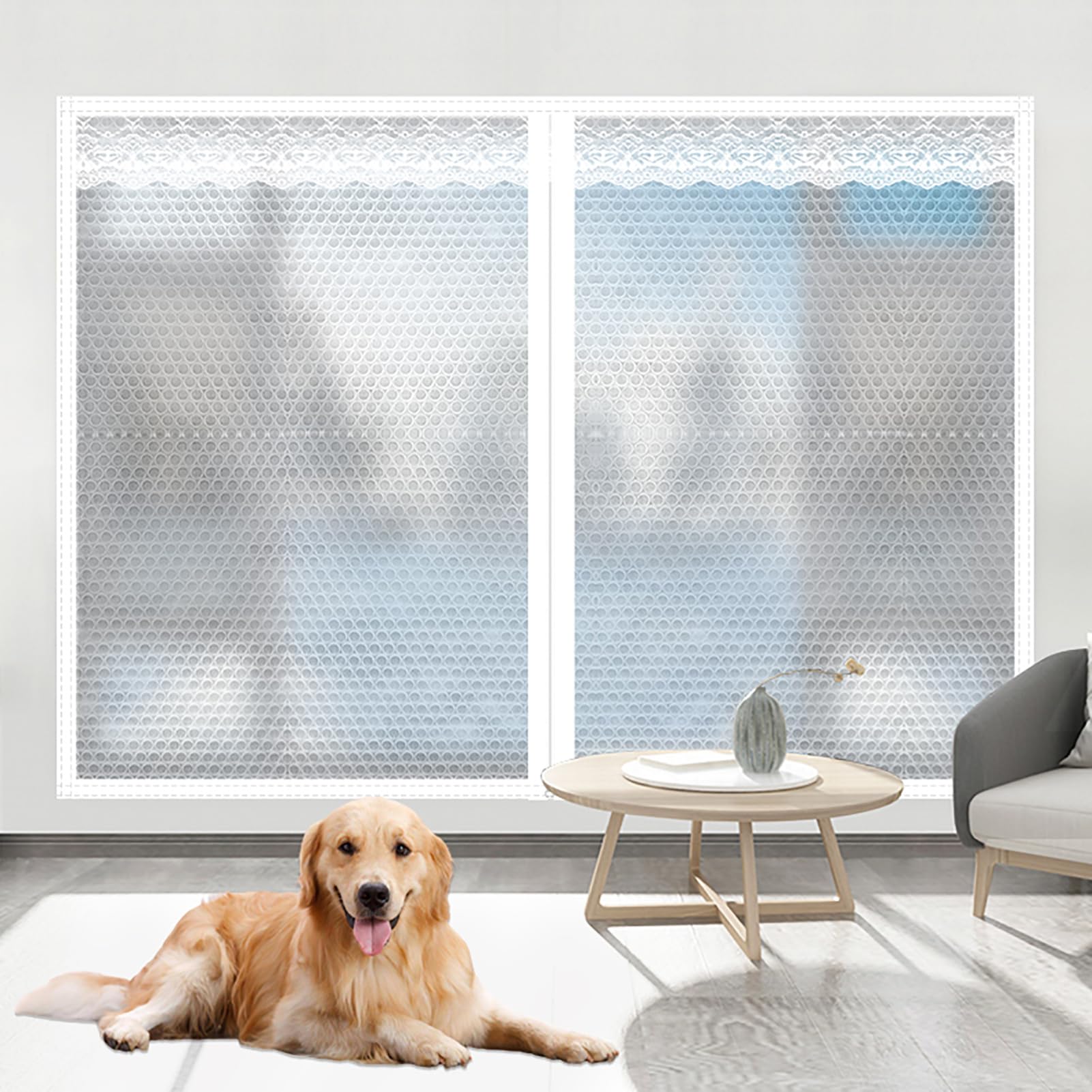 Hfdasuent Weatherproofing Window Insulation Kit,Window Insulation Film Window Cold Protection Film Thermal Insulation Film For Window In Winter Draught Excluder (100X140cm)